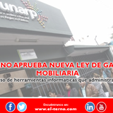 GOBIERNO APRUEBA NUEVA LEY DE GARANTIA MOBILIARIA