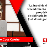 La indebida tipificación en el procedimiento disciplinario - a propósito de la sanción disciplinaria impuesta al fiscal José domingo Pérez Gómez.