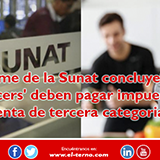 Informe de la Sunat concluye que 