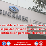 Directiva que establece lineamientos para el registro del personal de seguridad privada y la emisión del carné de identificación personal electrónico