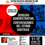 I panel foro iberoamericano derecho administrativo, contrataciones del estado y arbitraje
