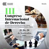 III congreso internacional de derecho procesal y arbitraje - III congreso nacional de contrataciones estatales y arbitrajes