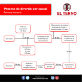 Proceso de divorcio por causal (Primera Instancia)